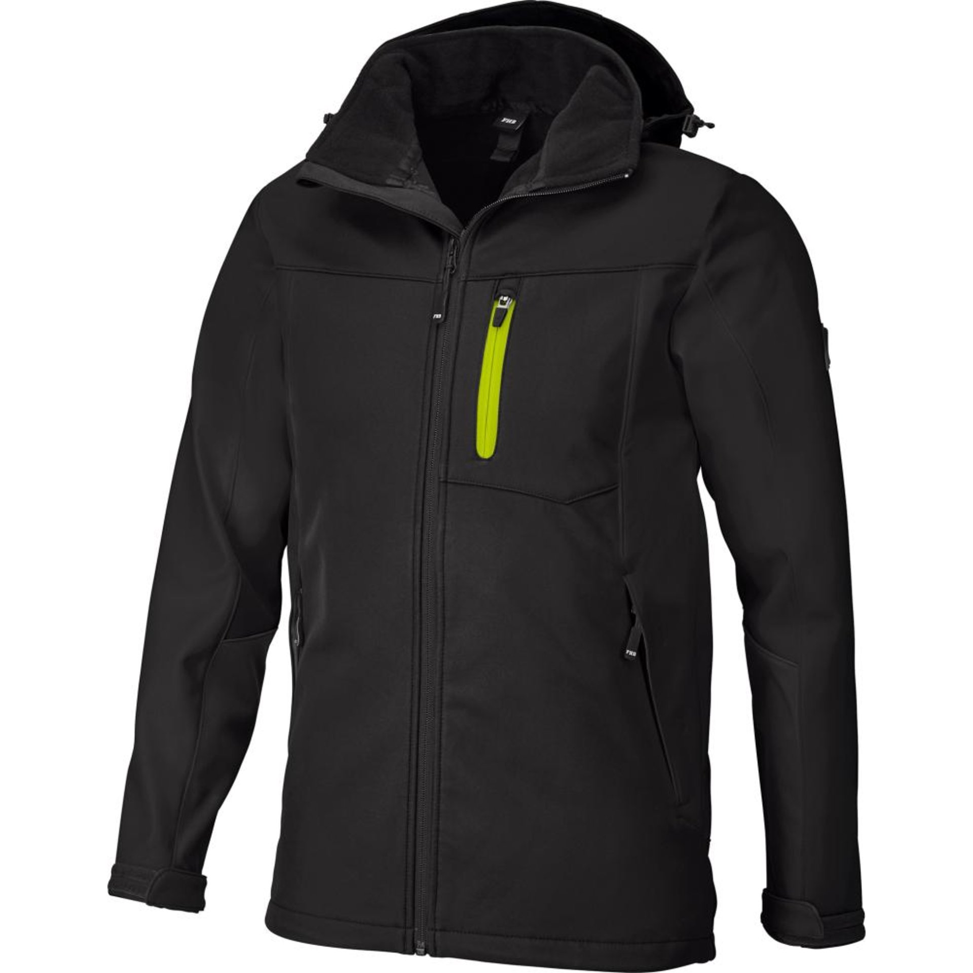 Jacke Jannik, Softshell, Gr.4XL, schwarz