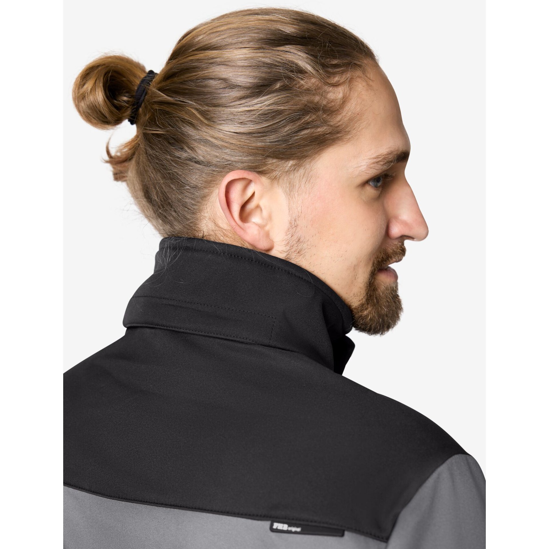 JANNIK Softshell-Jacke grau-schwarz 3XL