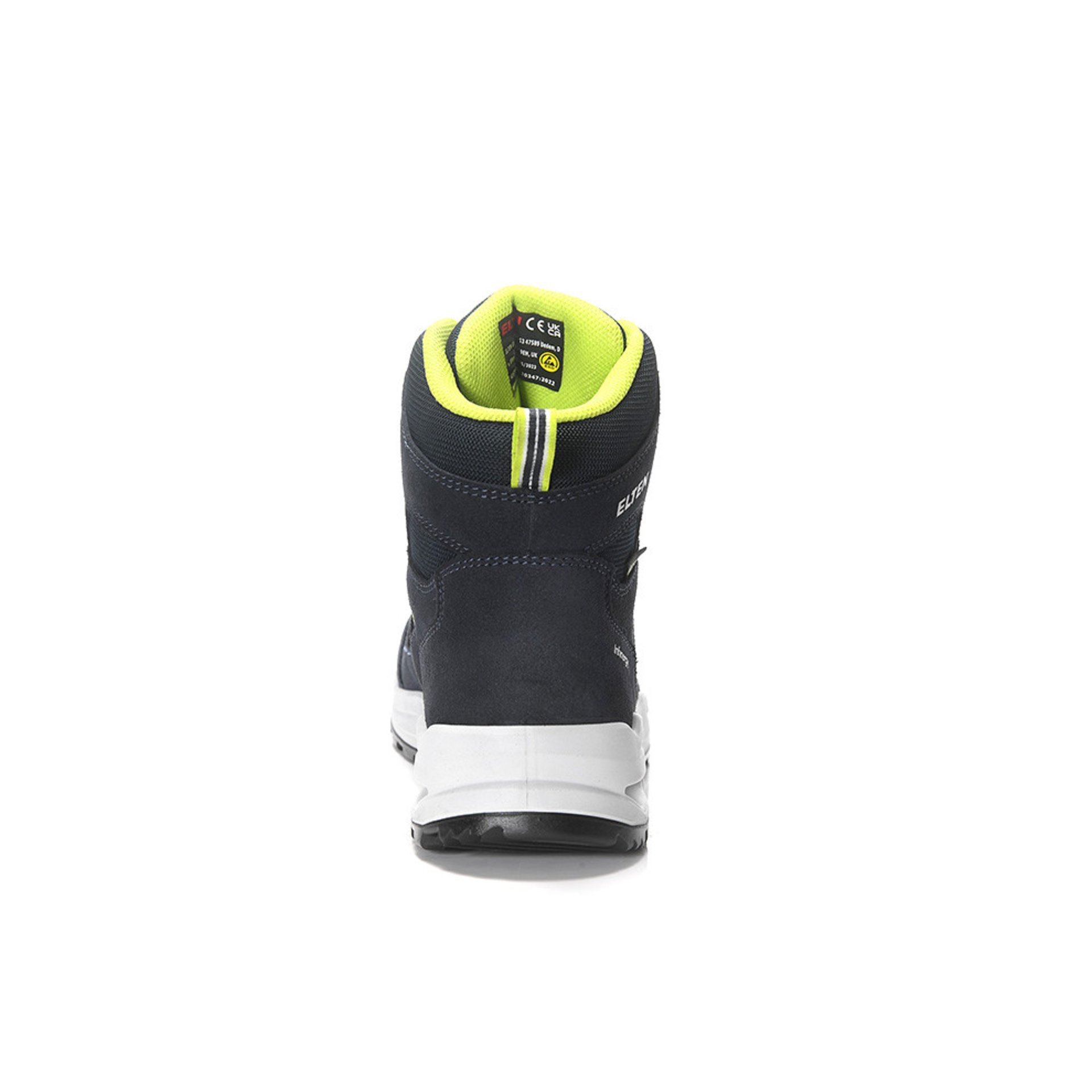 Berufsstiefel RILEY XXF GTX blue-lime Mid ESD O2 WR CI, Gr. 37