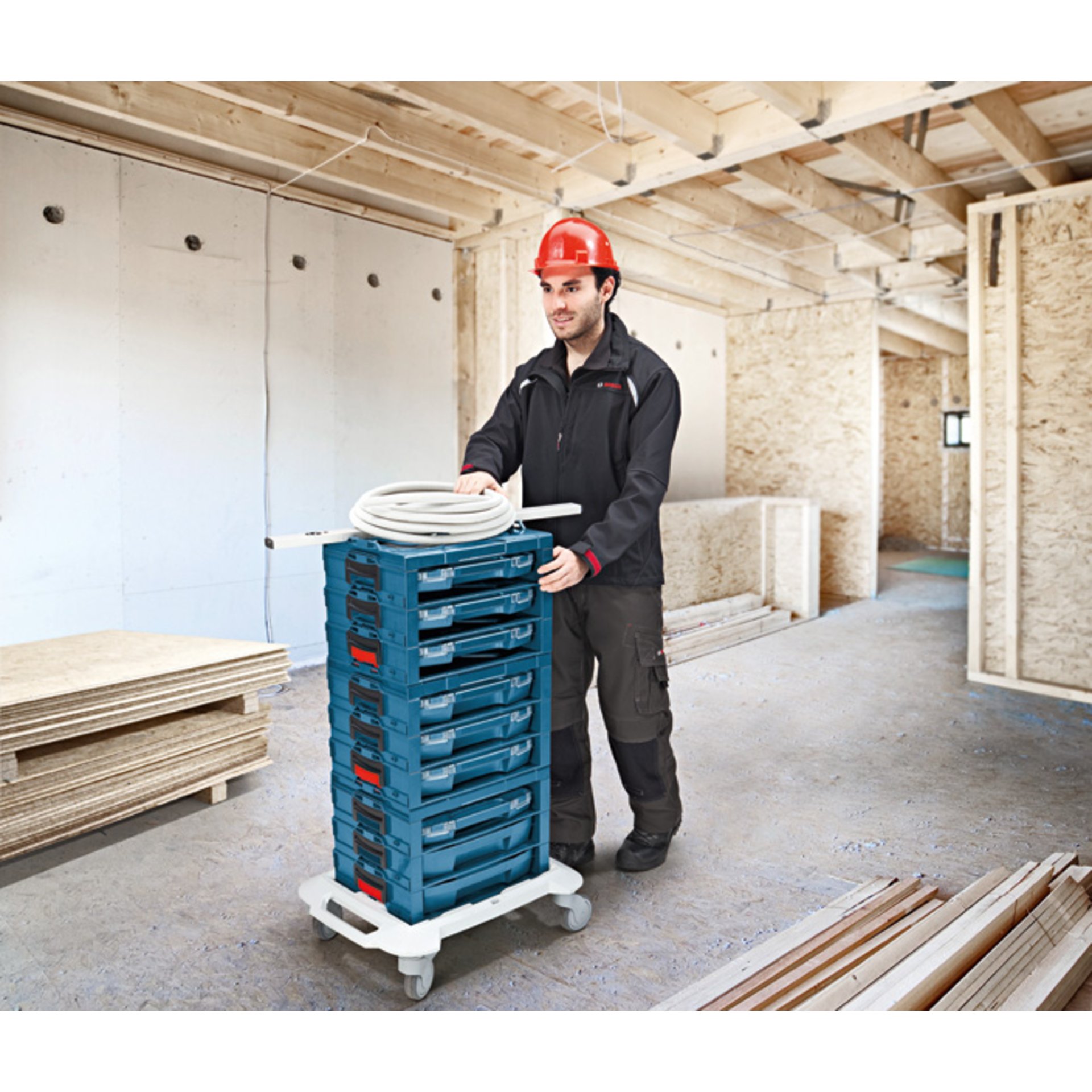 Aufnahmesystem i-BOXX rack active