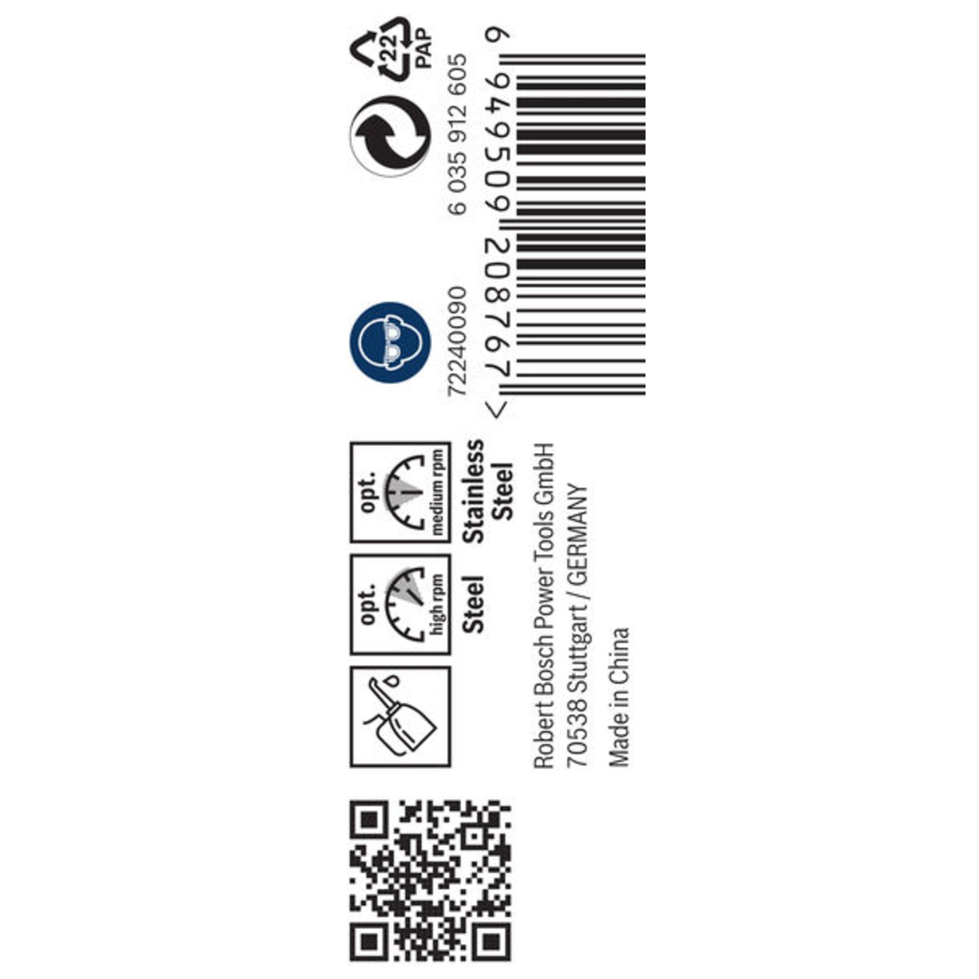PRO Stainless Steel HSS-Co Spiralbohrer, 3,8 x 43 x 75 mm, 10-tlg.