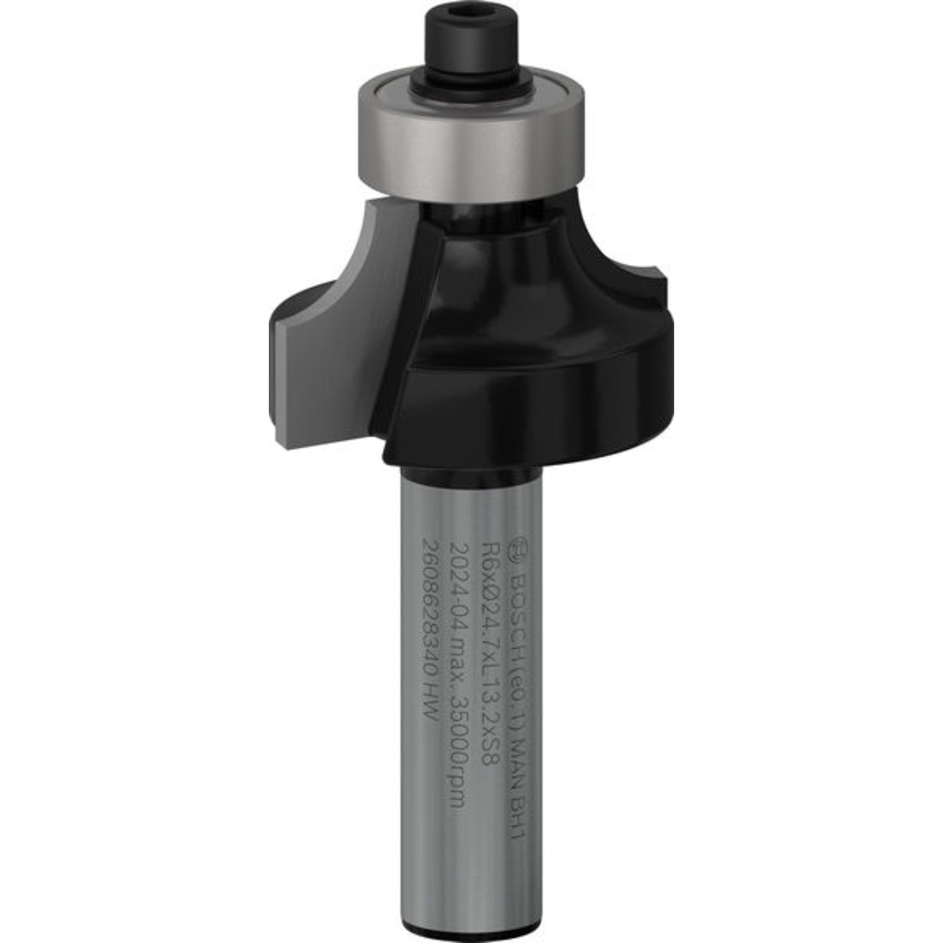 PRO Abrundfräser, R 6, Schaft 8 mm