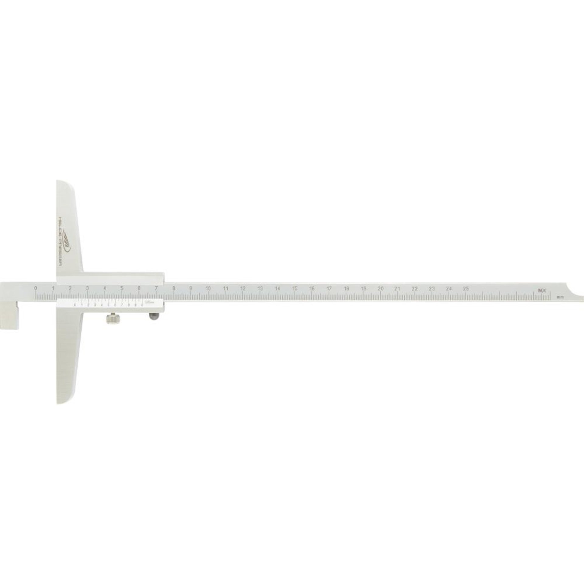Tiefenmessschieber mit abgesetztem Messstift 1/20 200x100mm HP PREISSER