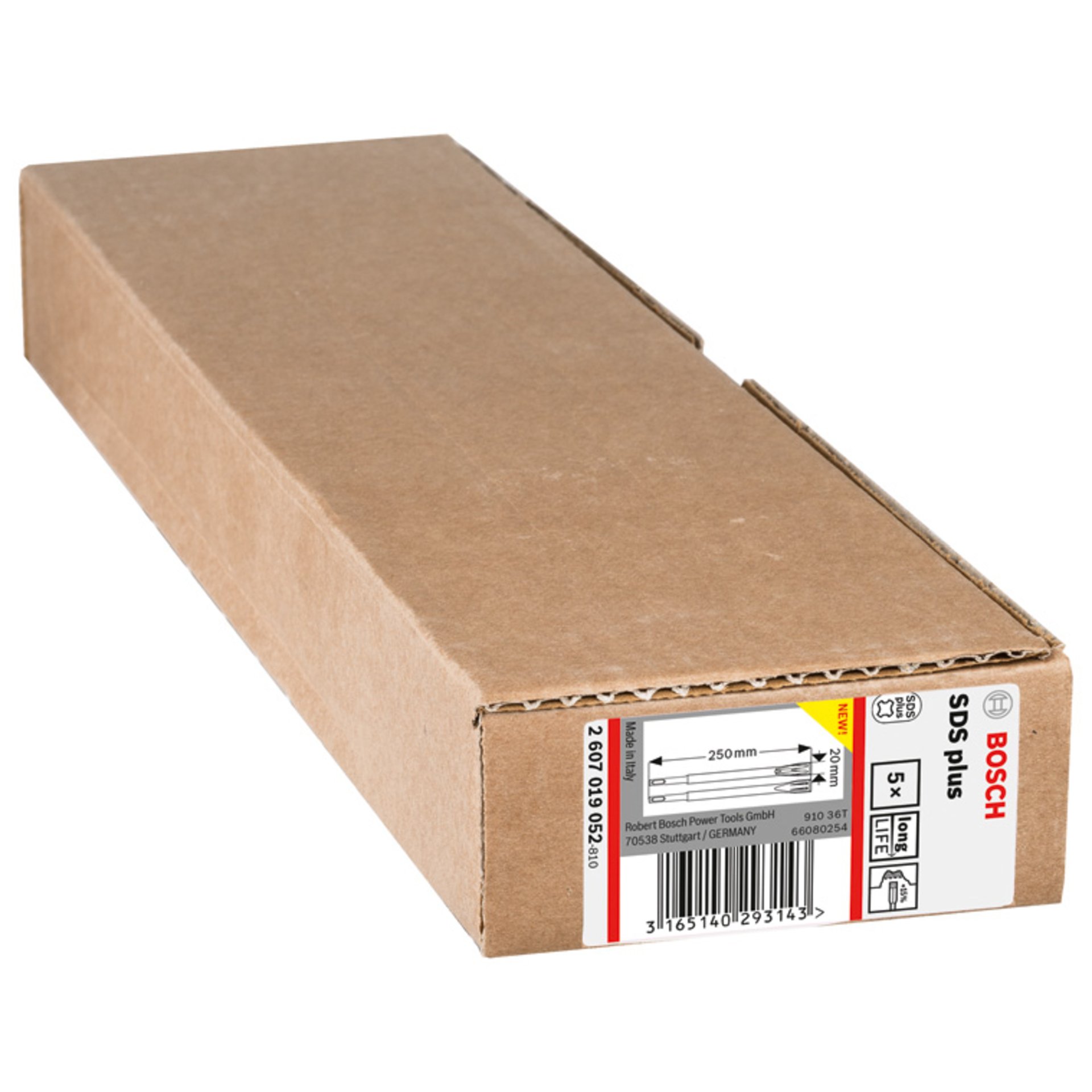 PRO SDS plus-5C Flachmeißelset, 20 x 250 mm, 5-tlg.