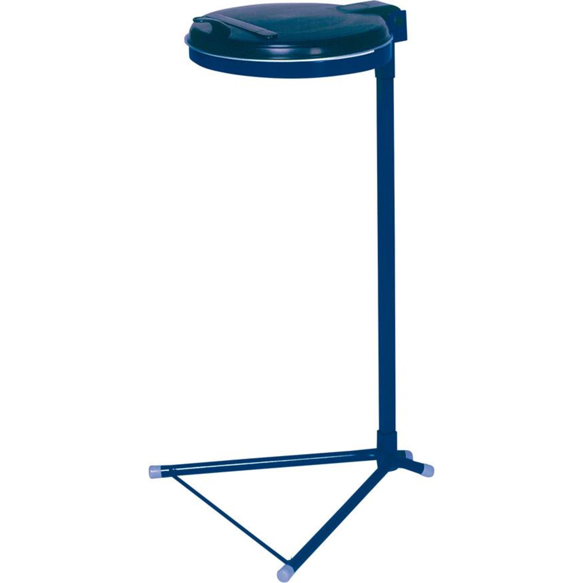 Abfallsammler 120 l blau 4 Standfüße KS-Deckel VAR