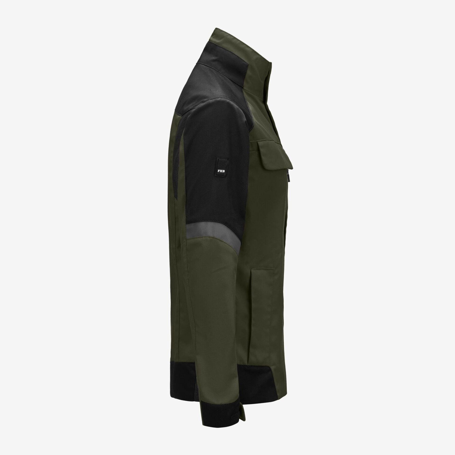 ANDREA Arbeitsjacke Damen oliv-schwarz XL
