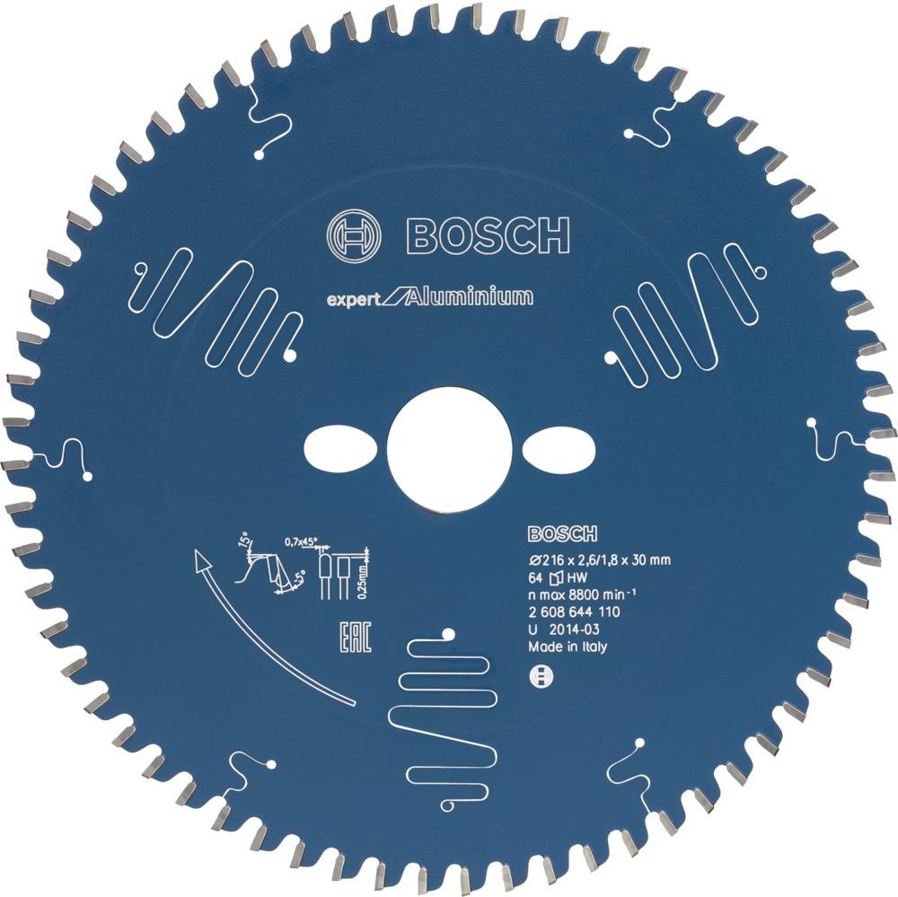 Bosch Kreissägeblatt HW Expert f.Alu 216x30x2,6 64T