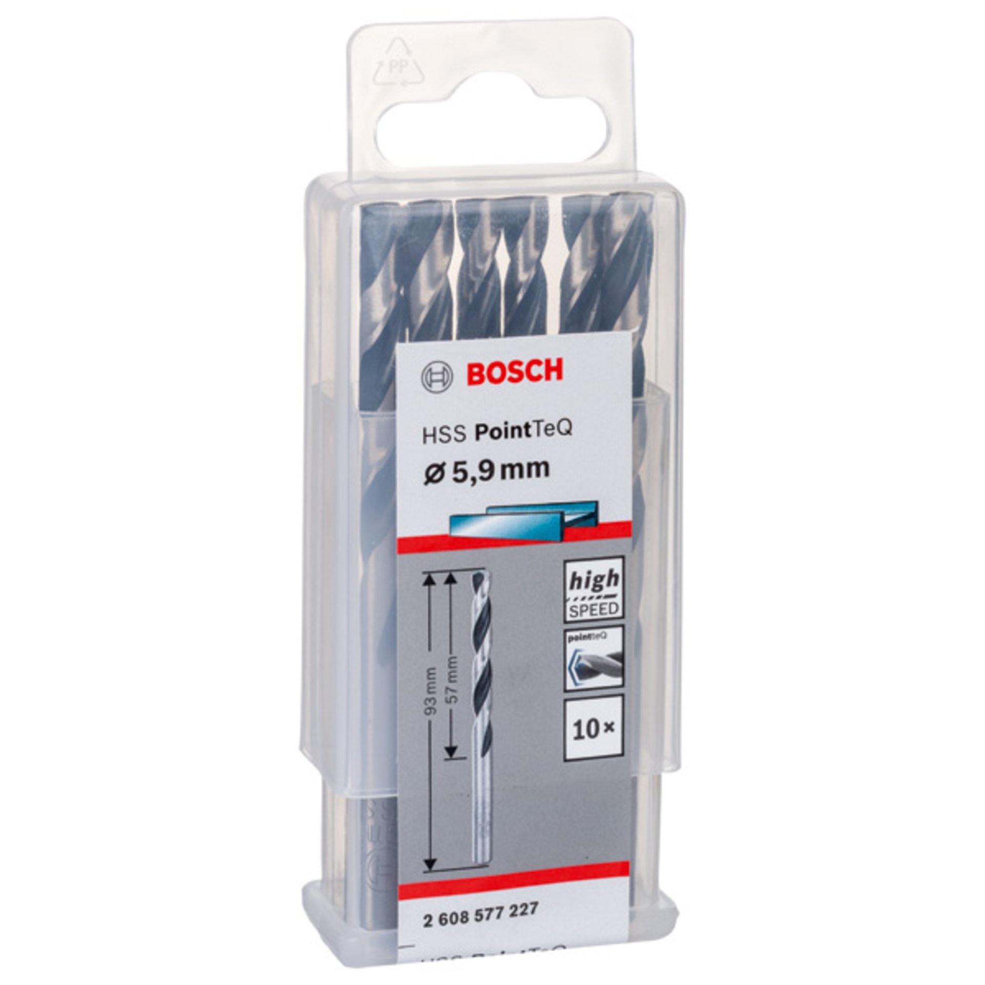 Metallspiralbohrer HSS PointTeQ, DIN 338, 5,9 mm, 10er-Pack