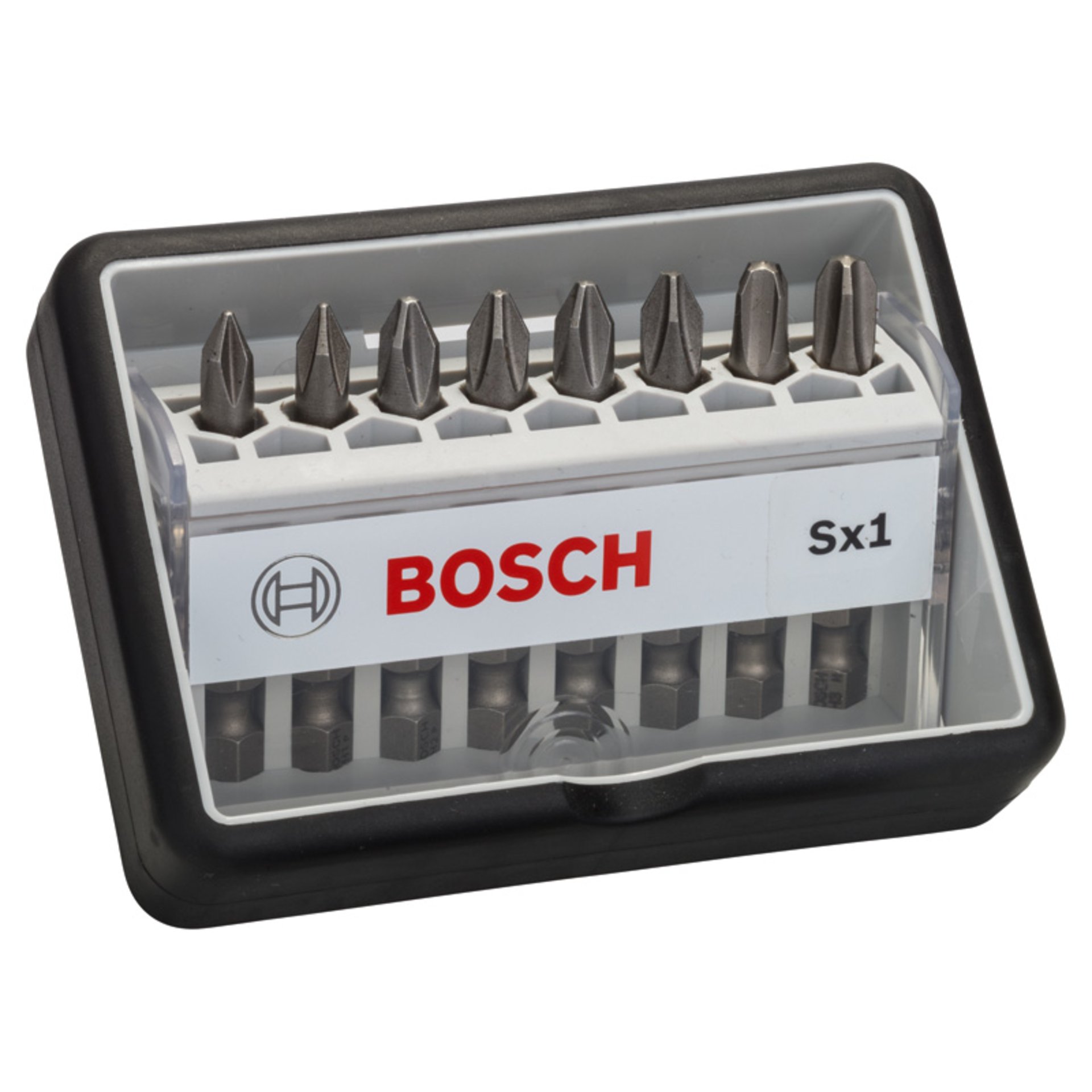 8-tlg. Schrauberbit-Set, Robust Line, Sx PH, Extra Hard-Ausführung