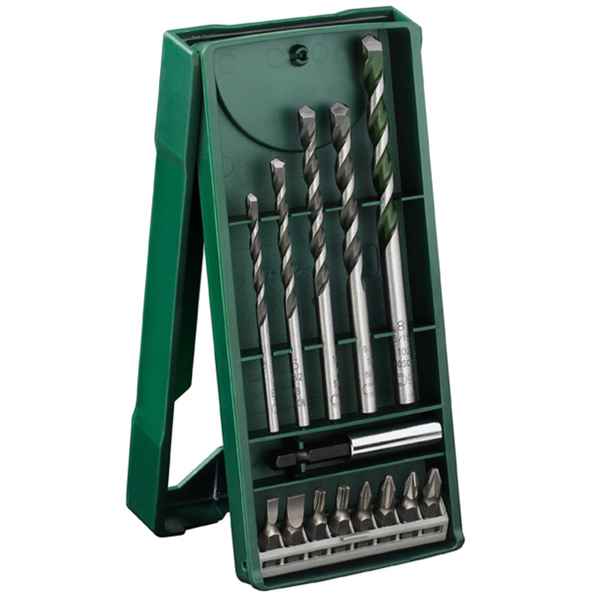 Mini-X-Line-Universalbohrer-Set, 14-teilig, 1 Universalhlater magnetisch