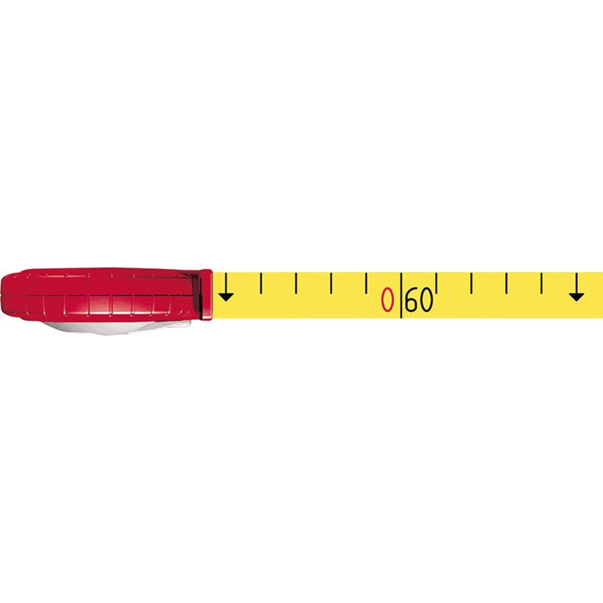 Kapselbandmaß Glasfaser 10mx13mm Maßanfang A BMI