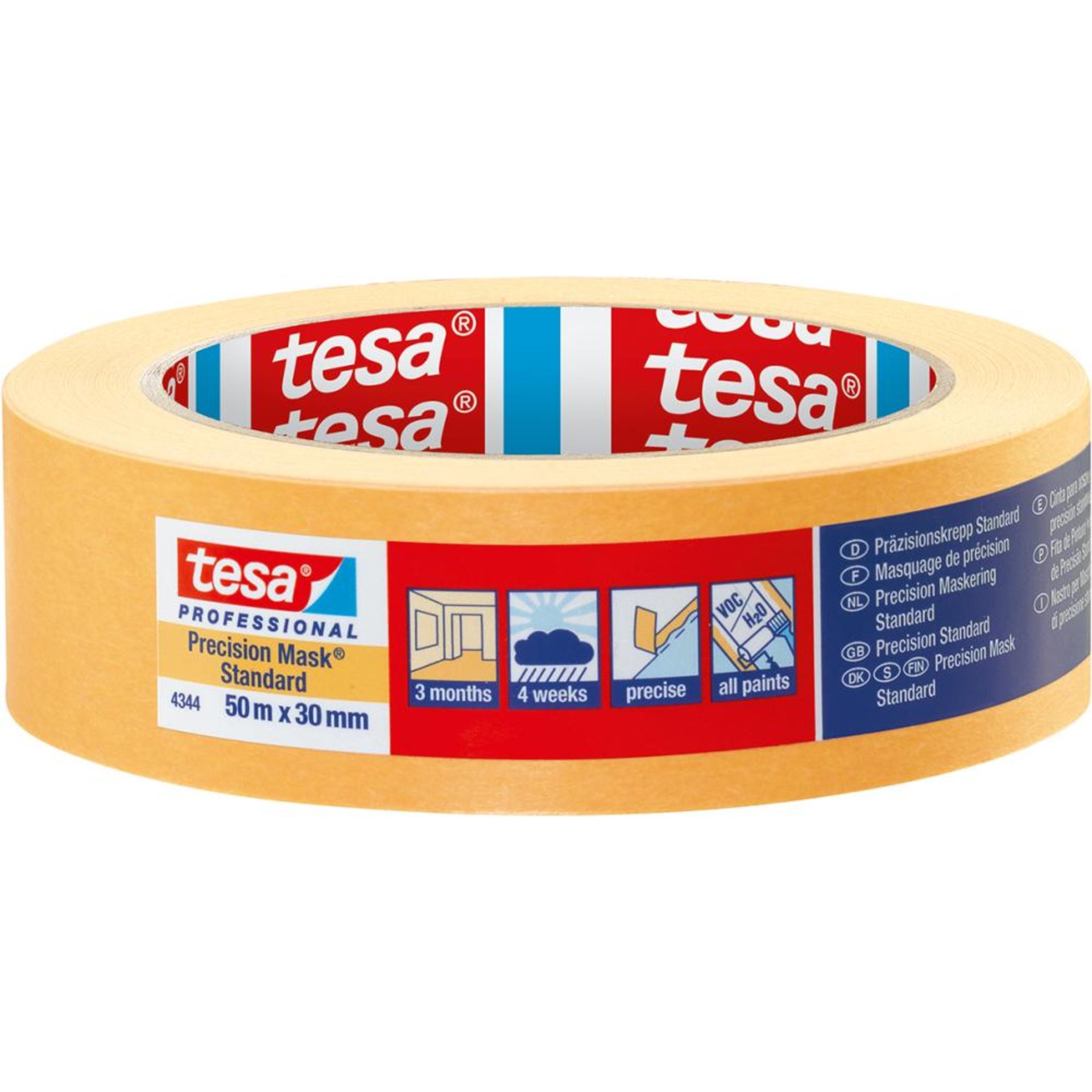 tesa Präzisionkrepp Standard 50m:30mm