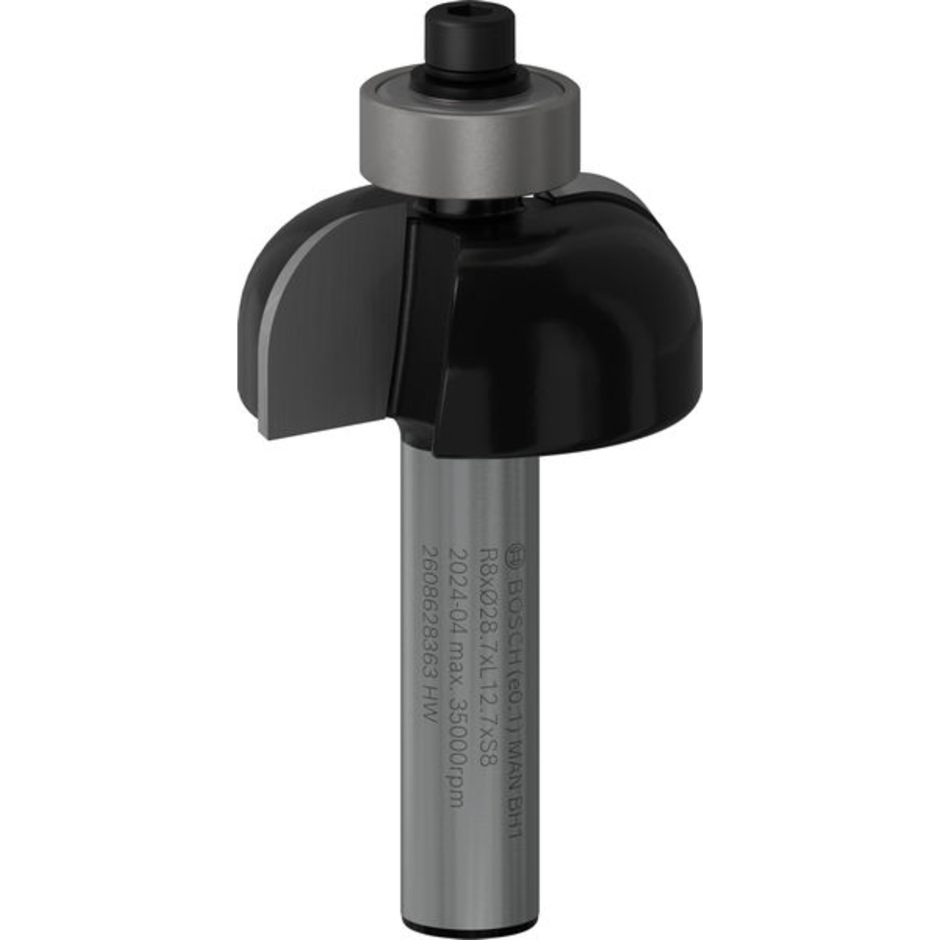 PRO Hohlkehlfräser, R 8, Schaft 8 mm