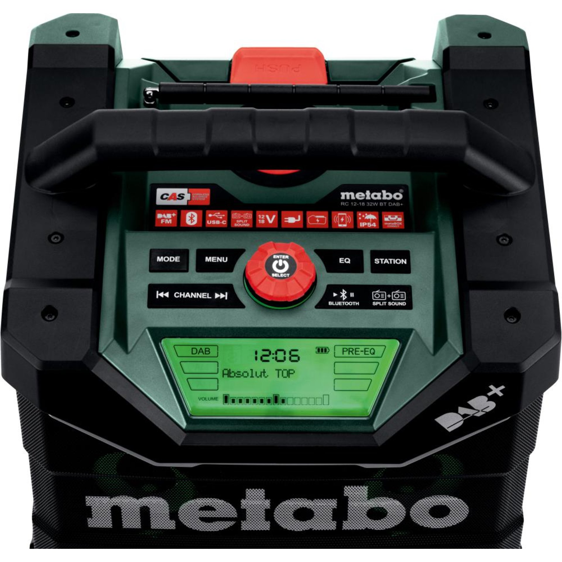 Baustellenradio solo RC12-18 32WBTDAB+ Metabo ohne Akku ohne Ladegerät Karton