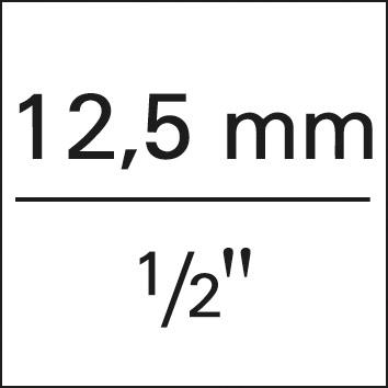 Format Steckschlüsseleinsatz 6-kant lang 1/2" 10x mm