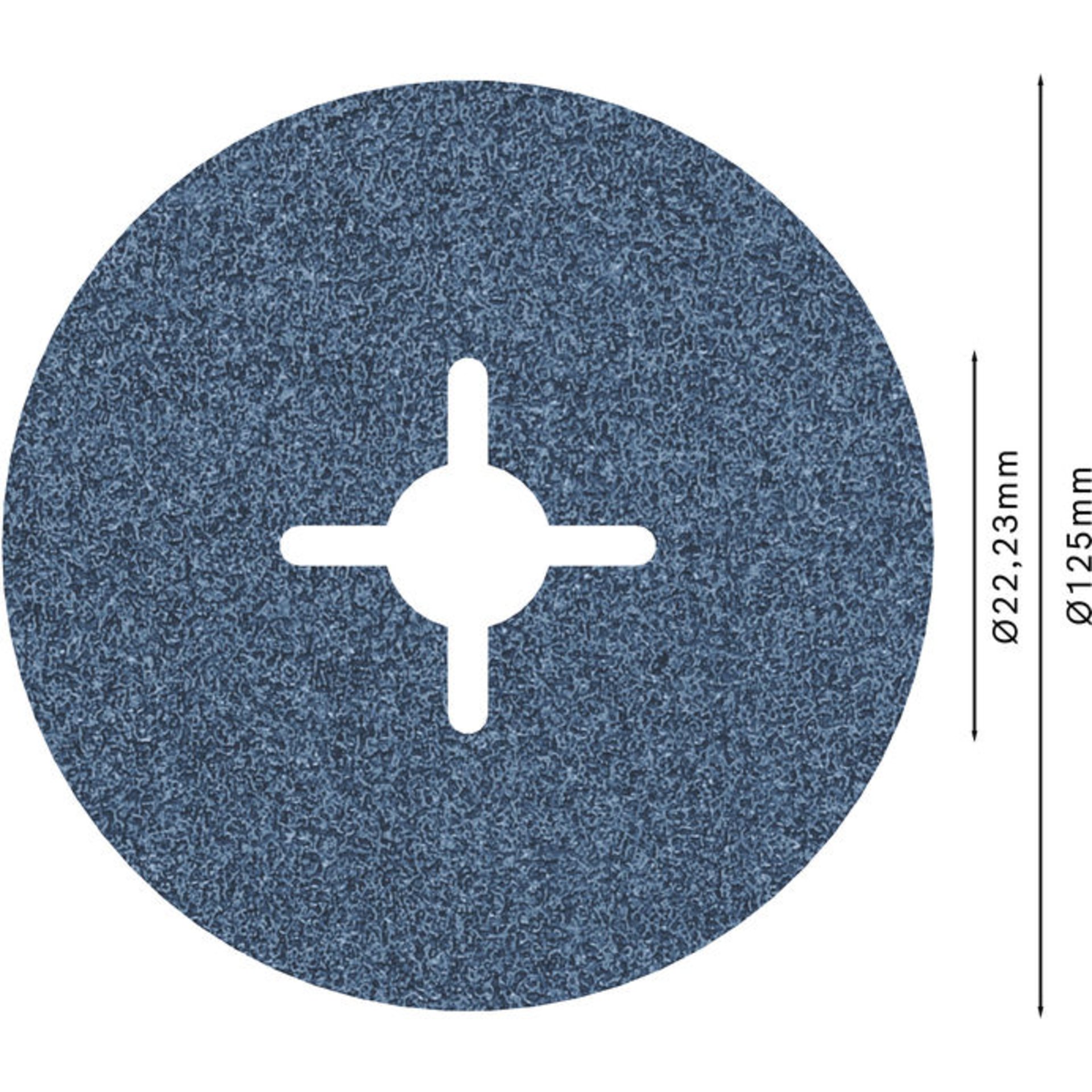 PRO R574 Fiberscheibe, 125 mm, G60
