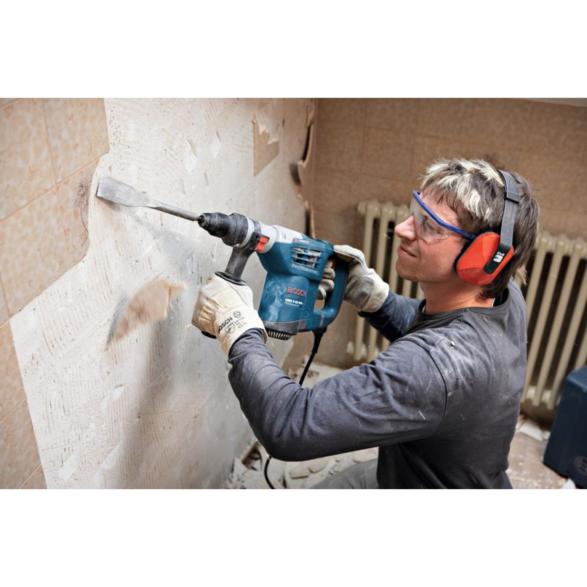 Bohrhammer mit SDS plus GBH 4-32 DFR im Handwerkerkoffer