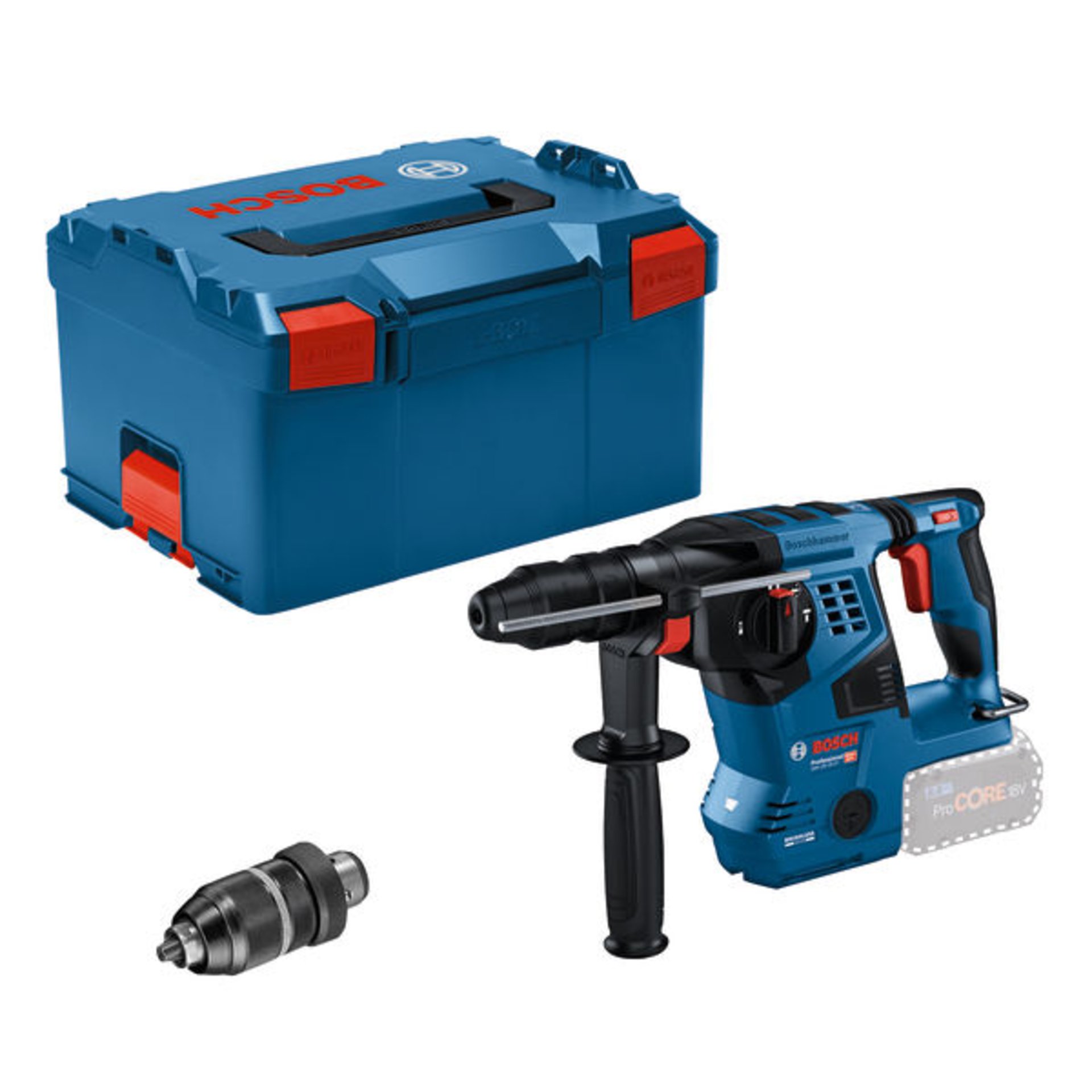 Akku-Bohrhammer mit SDS plus GBH 18V-28 CF in L-BOXX