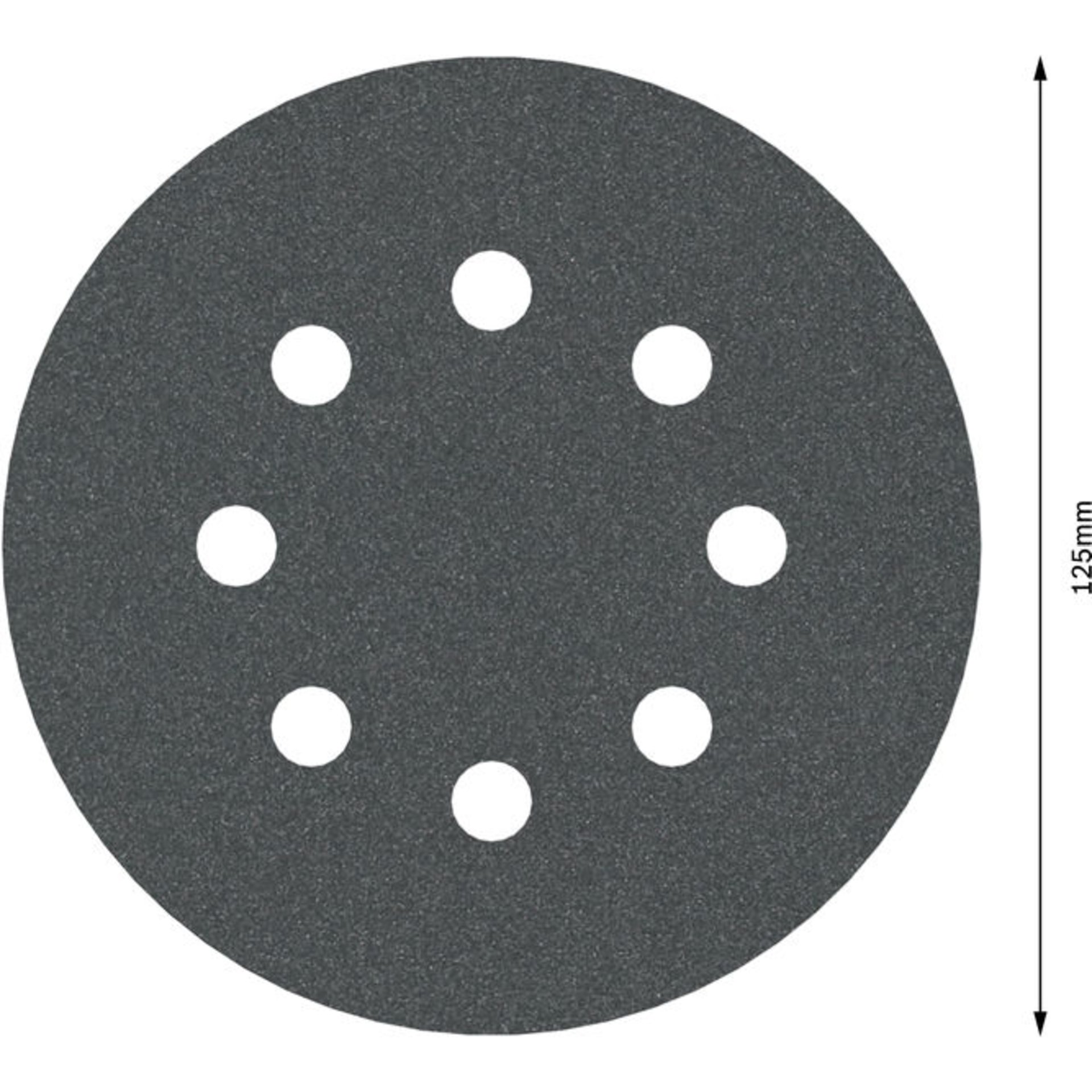 PRO F355 Schleifblatt, 125 mm, G180, 5-tlg.