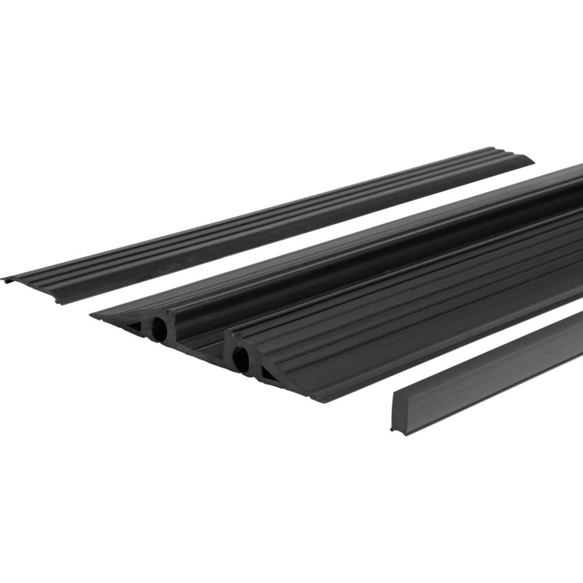 Kabelbrücke Vario B1000xT350 mm schwarz 2 Kammern H25xB38 mm oder 1 Kammer H70xB38 mm