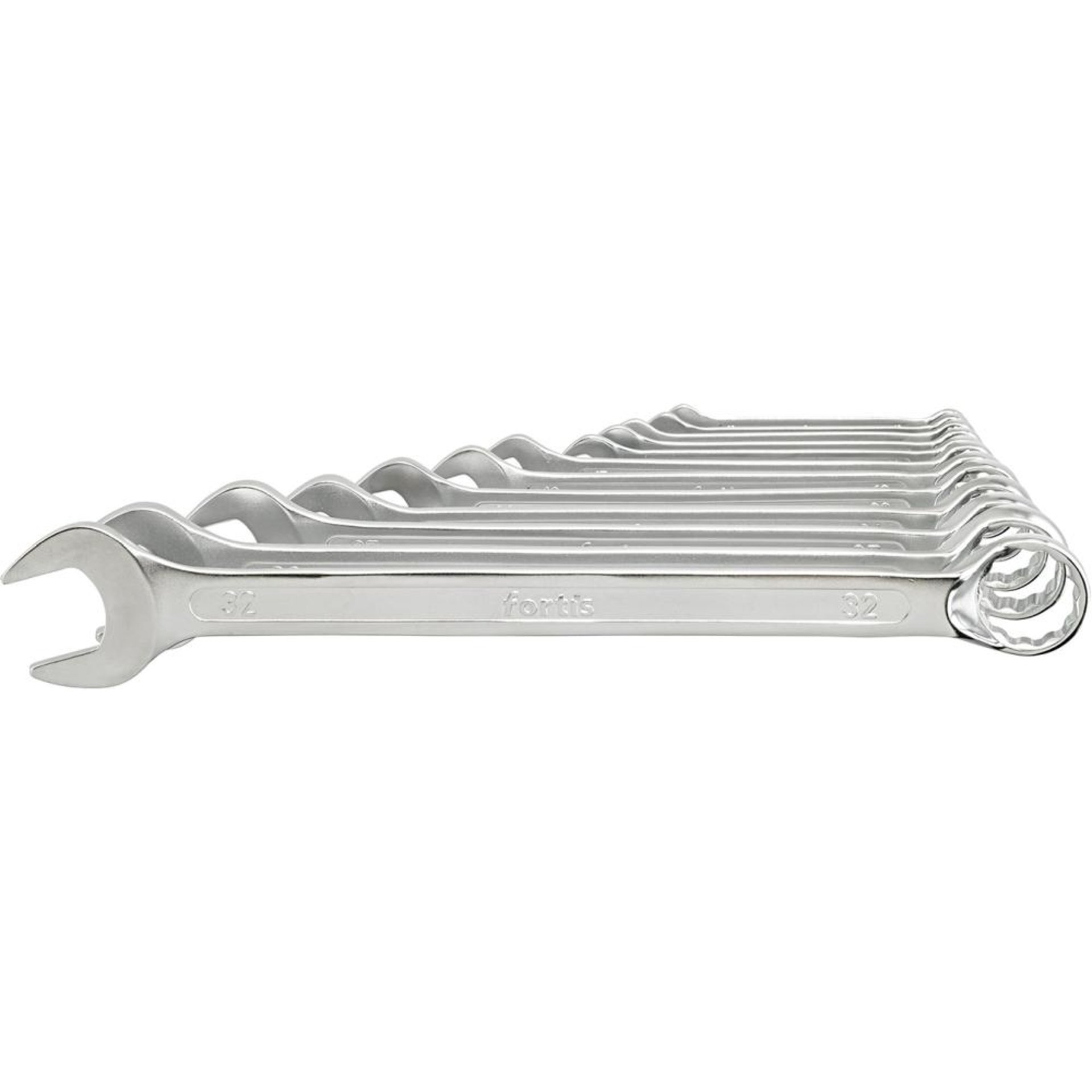 Ringmaulschlüssel-Satz DIN3113B 10-32mm 12-teilig in Karton FORTIS