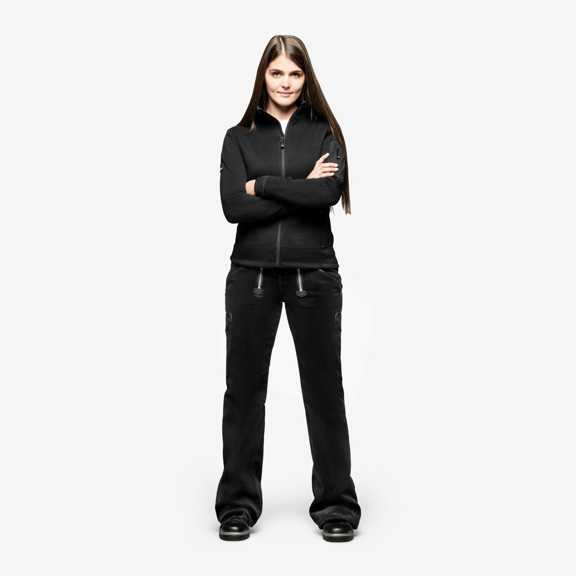 LUISE Damen-Zunfthose Trenkercord schwarz 34