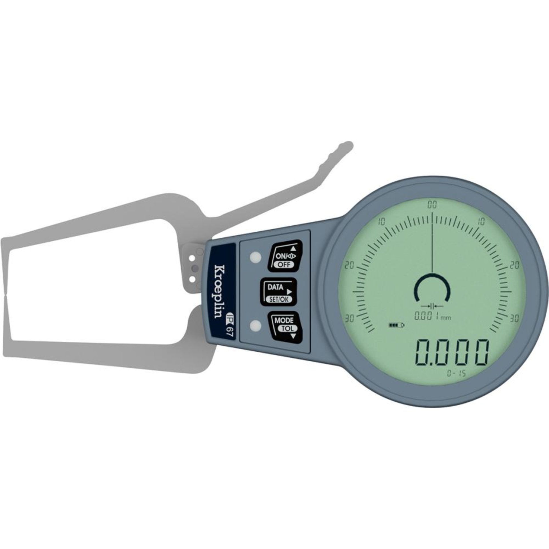 Außenschnelltaster 0-15mm Schneide:R0,4mm KRÖPLIN