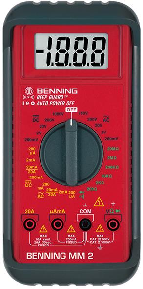 Benning Digital-Multimeter MM 2 Benning Digital-Multimeter MM 2