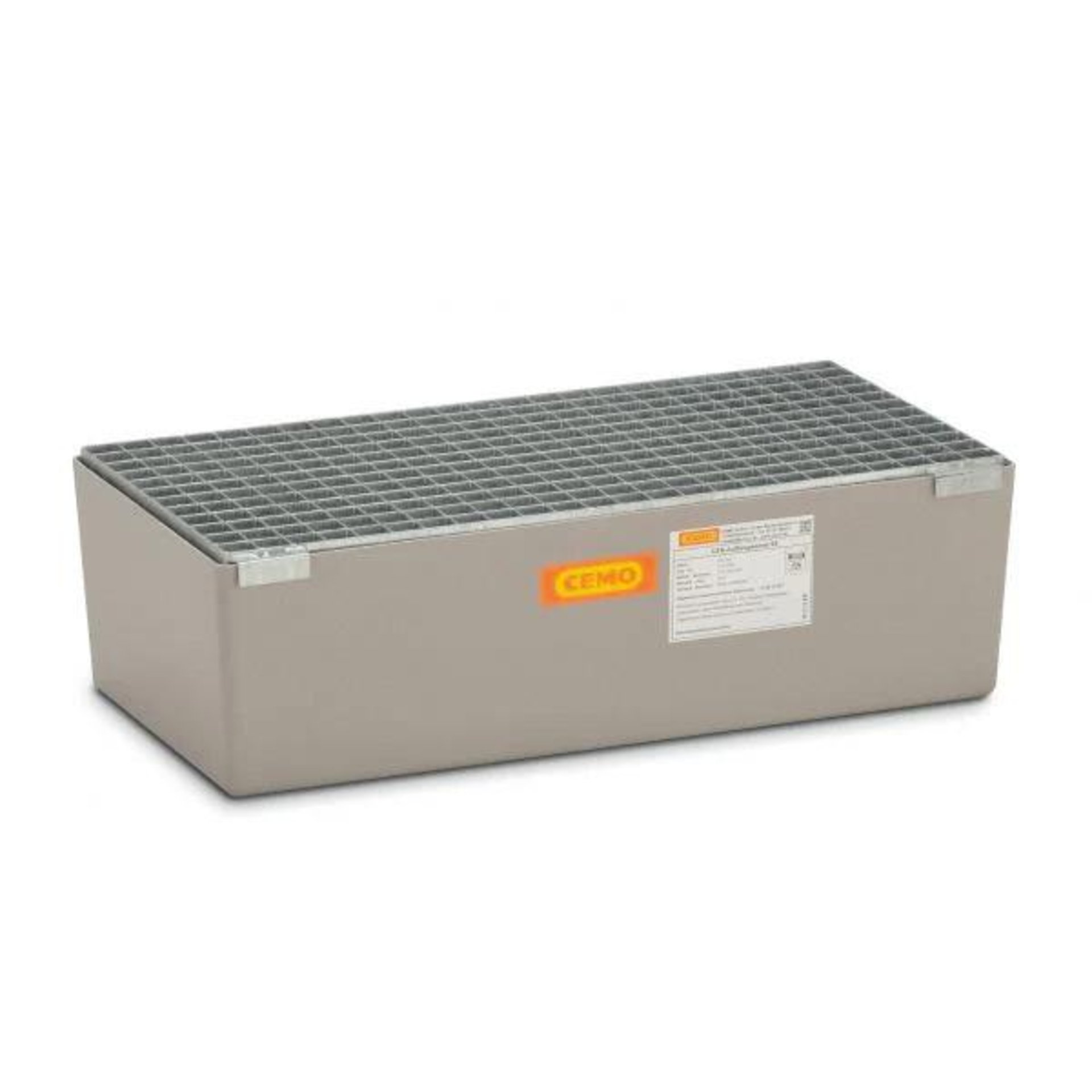 Auffangwanne GFK 65 l mit Gitterrost CEMO