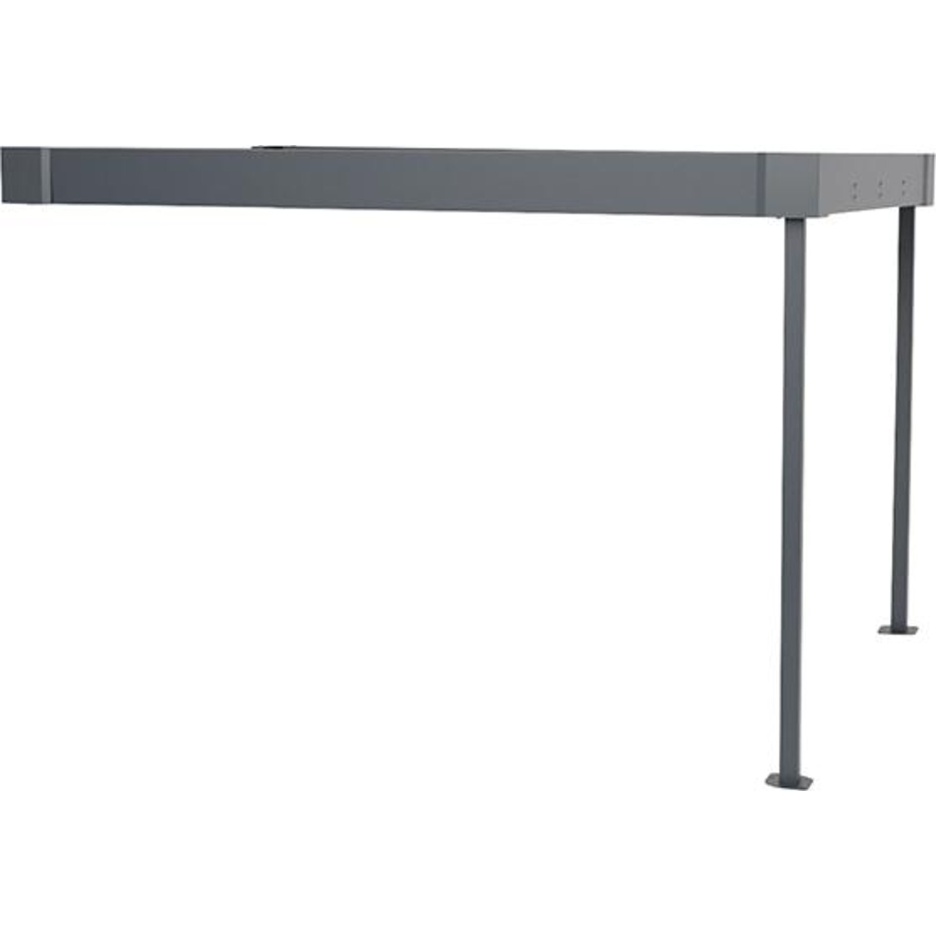 Überdachung CLEVERPARK B2455 x T2245 x H2200 mm Anbaumodul Anbaumodul einfach