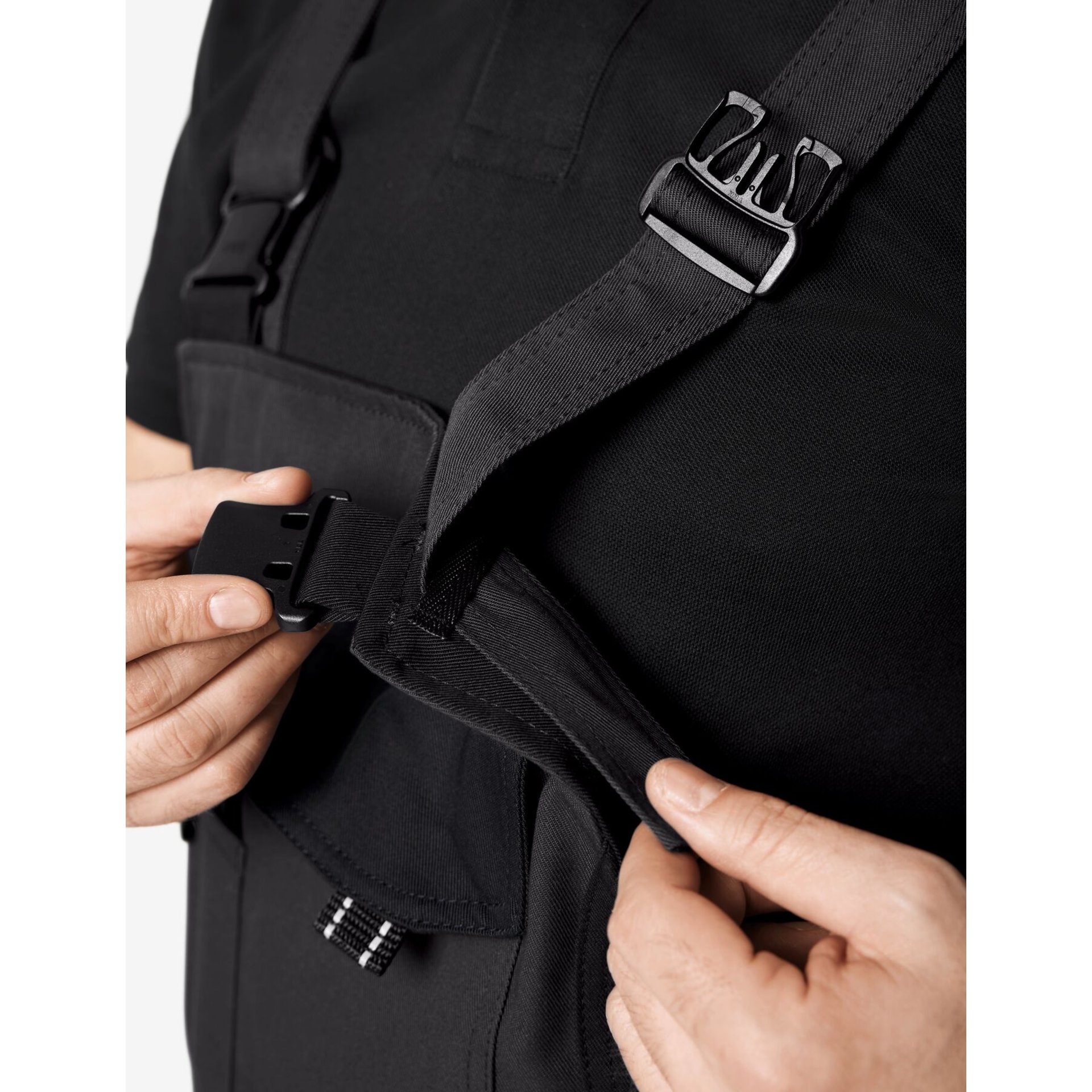 ECKHARD Latzhose anthrazit-schwarz 29