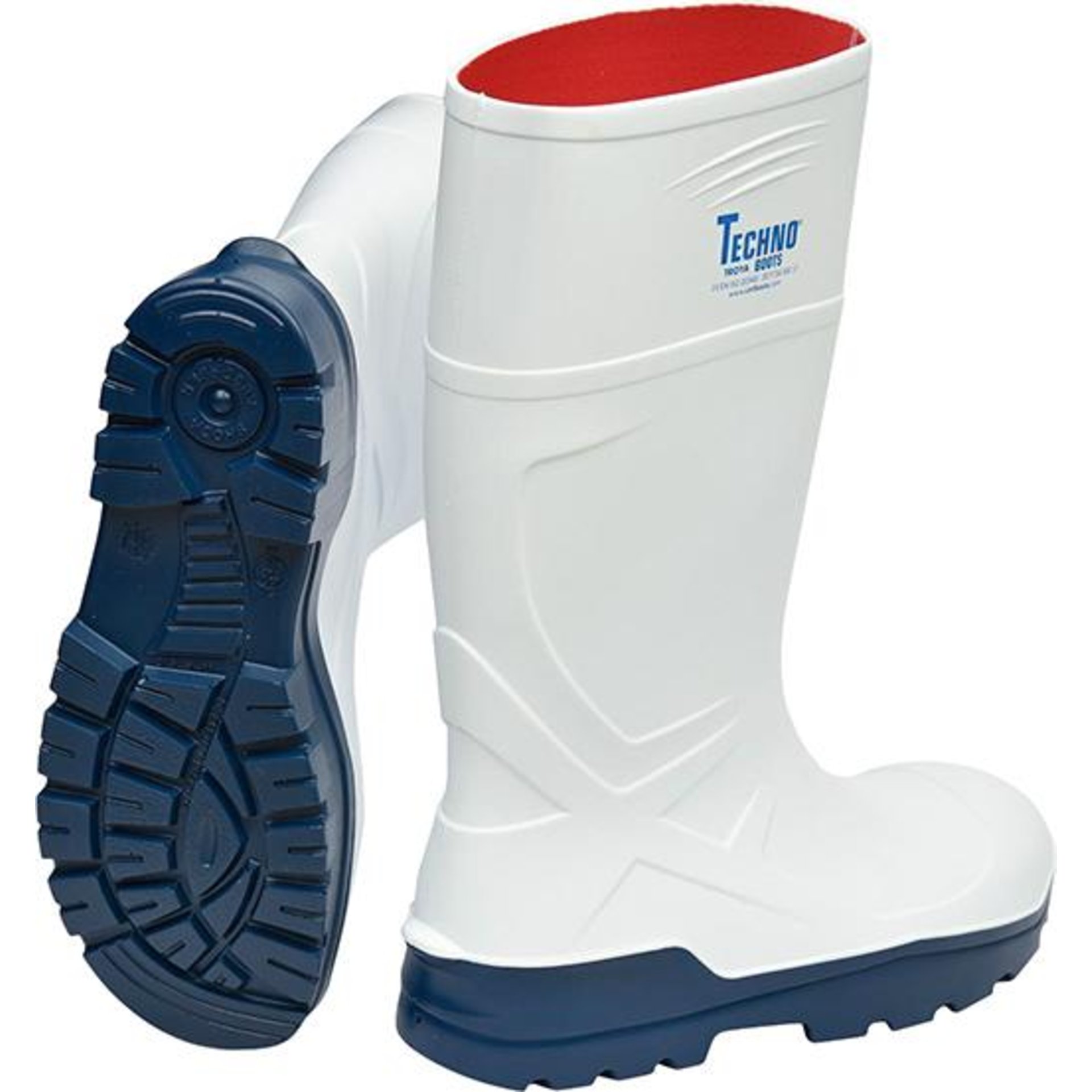 Stiefel 35484 VITAN PU, S4, weiß Gr. 38 TECHNO BOOTS