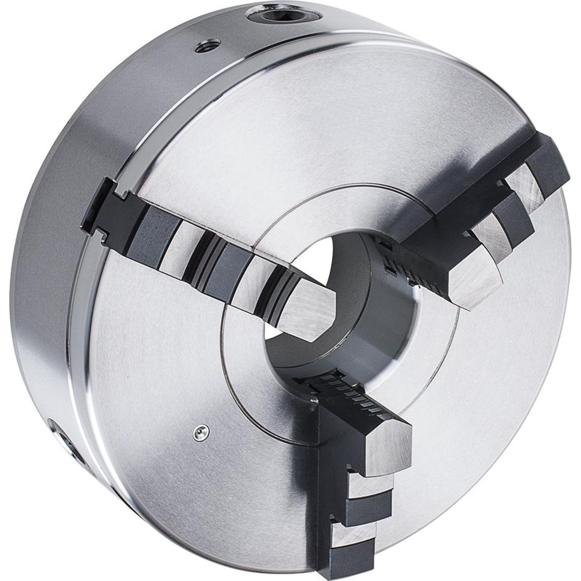 Spiralring-Dreibacken-Drehfutter mit zylindrischer Zentrieraufnahme, DIN 6350, Form A, Körper aus Guss, FORMAT