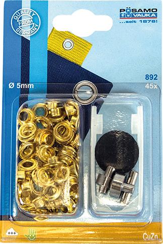 Öse MS vernickelt () 5,0mm a 45 Stück
