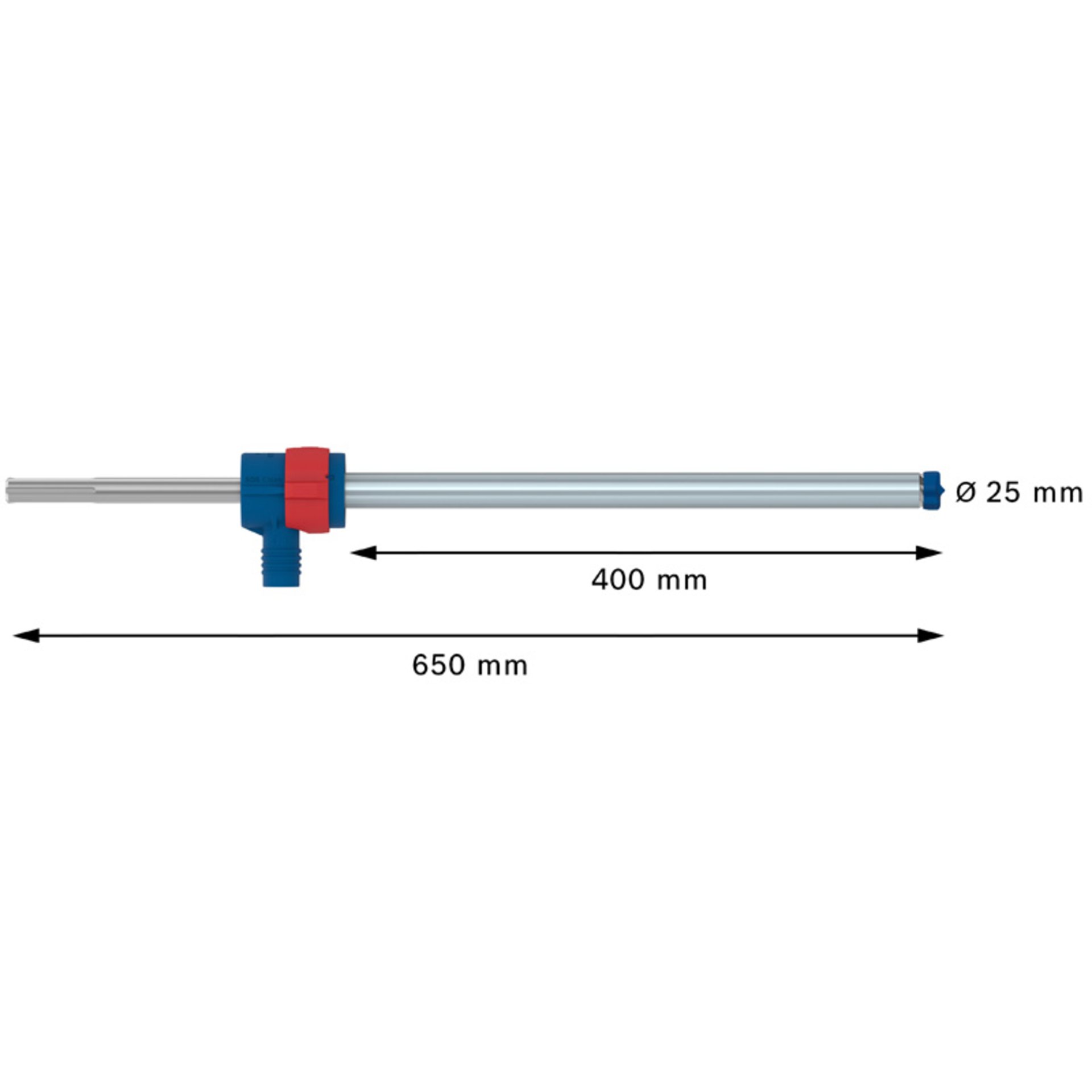 EXPERT SDS Clean max-8X Hammerbohrer-Set, 25 x 400 x 650 mm