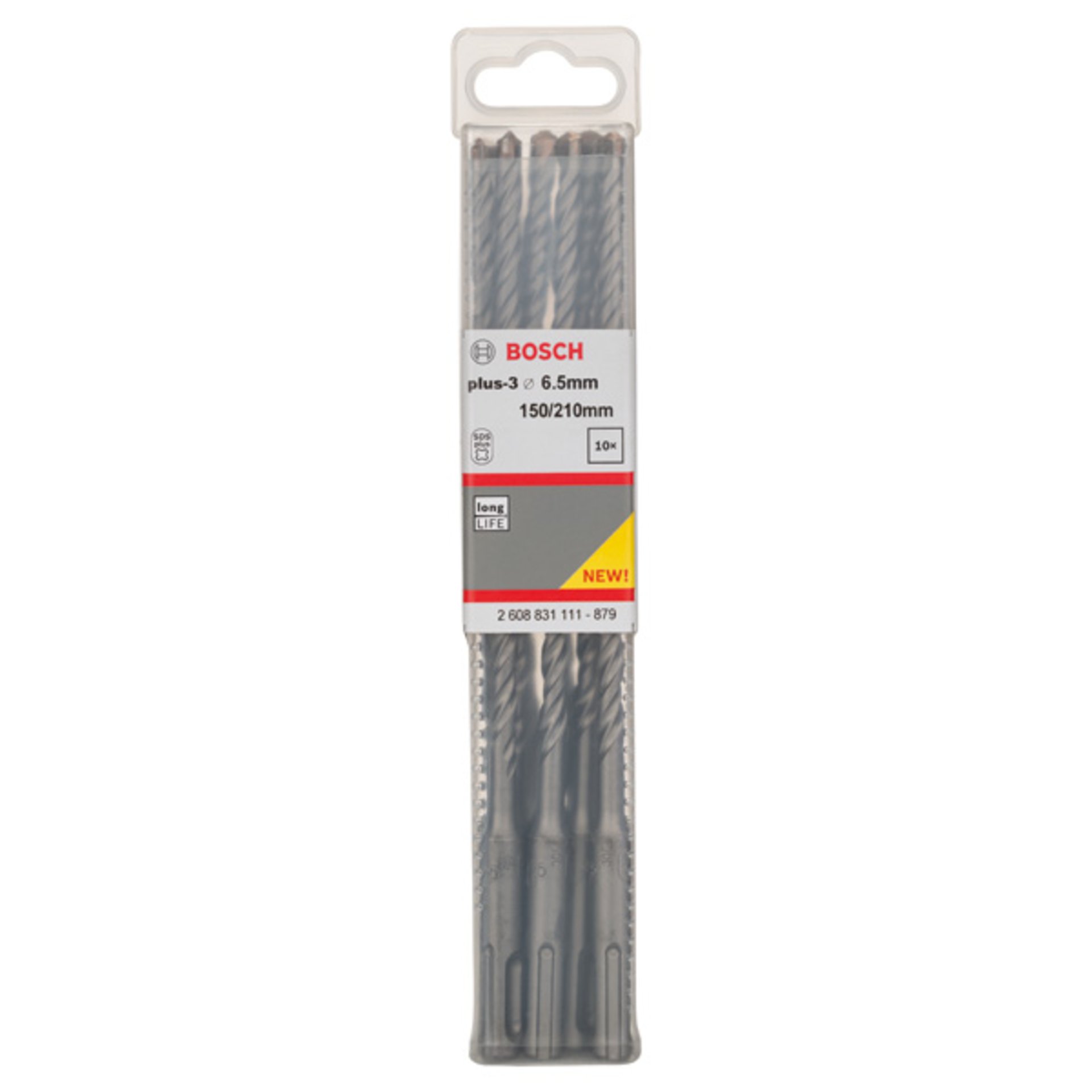 Hammerbohrer  plus-3, 6.5x150x210mm 10 Stk.