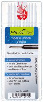 Pica Minen-Set für Tieflochmarker -Dry wasserfest weiß