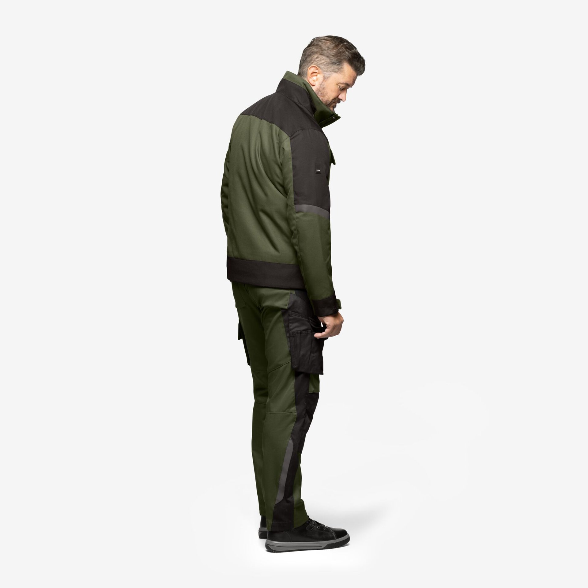 FLORIAN Arbeitshose oliv-schwarz 54