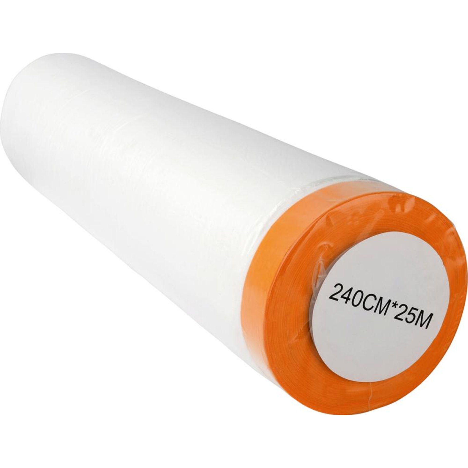 Abdeckfolie Masker Tape mit Klebeband 110cm x 25m