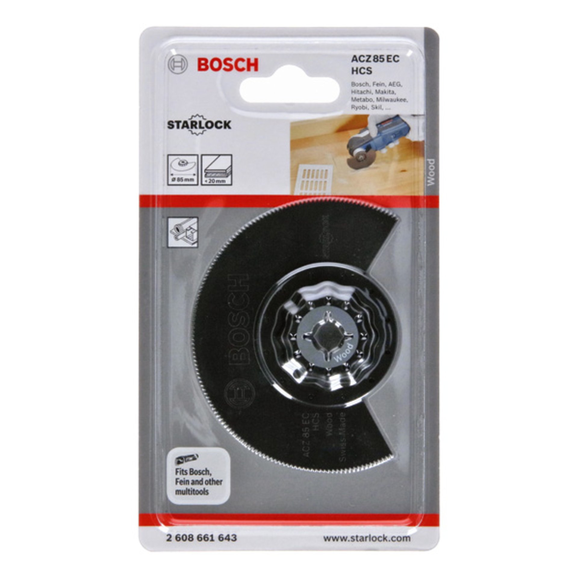 HCS Segmentsägeblatt ACZ 85 EC Wood, 85 mm, 1er-Pack