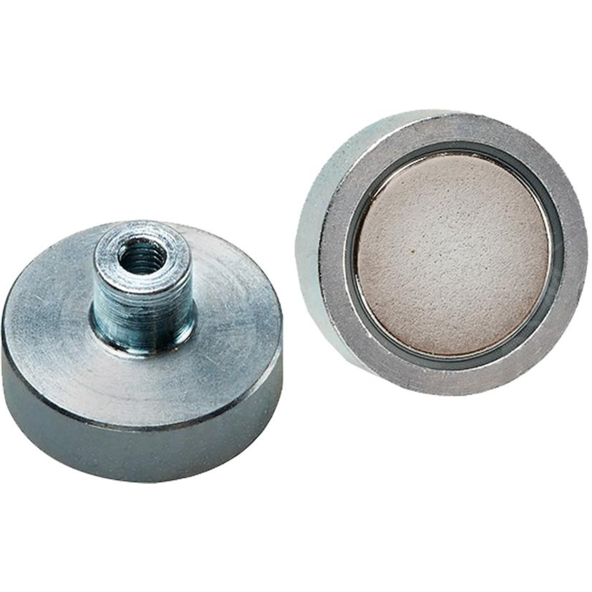 Neodym-Magnet-Flachgreifer mit Gewindebuchse