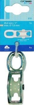 Blockrolle einfach () galZn f. Seil-Ø b. 7,0mm