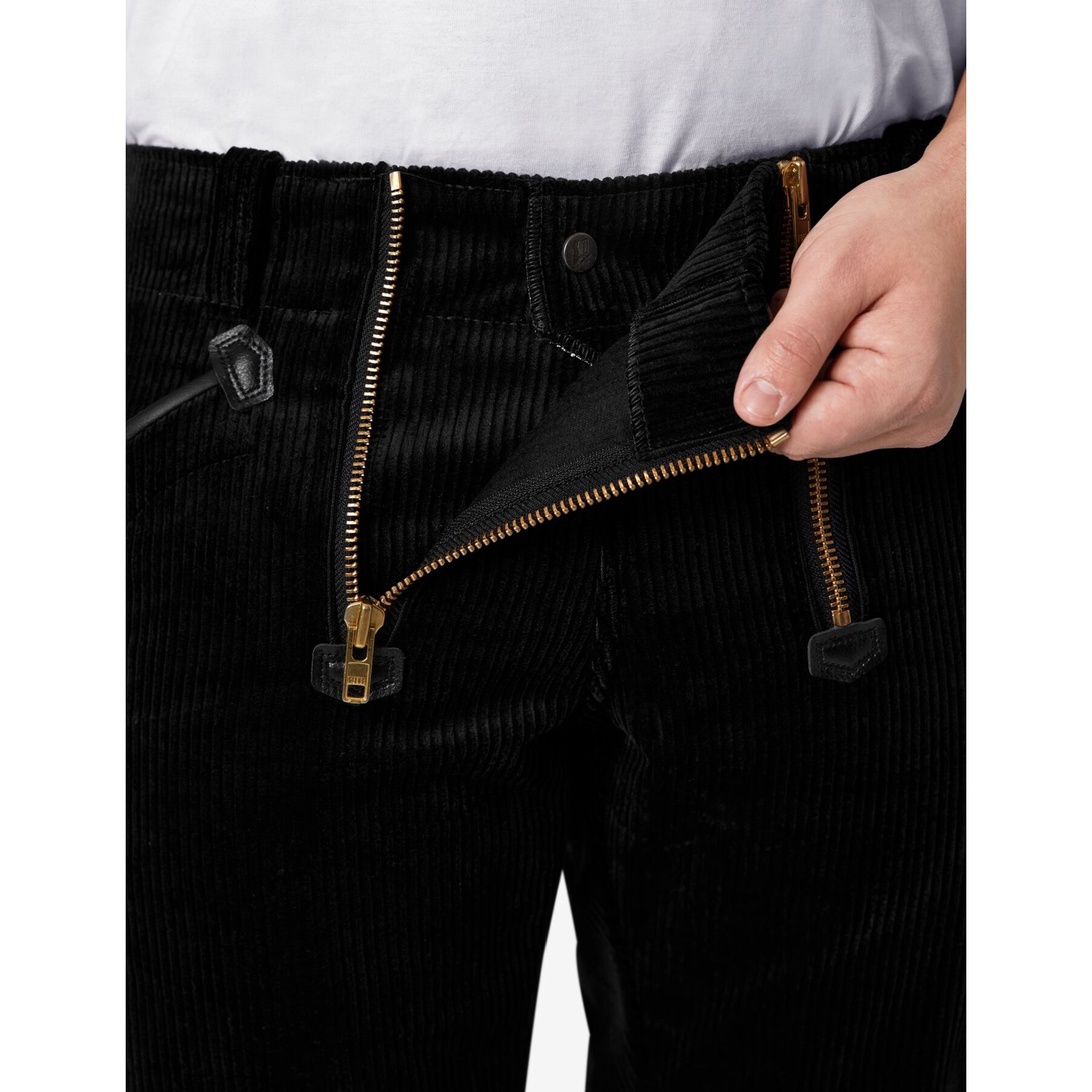 MICHAEL Zunfthose Trenkercord  Dreidraht schwarz 25