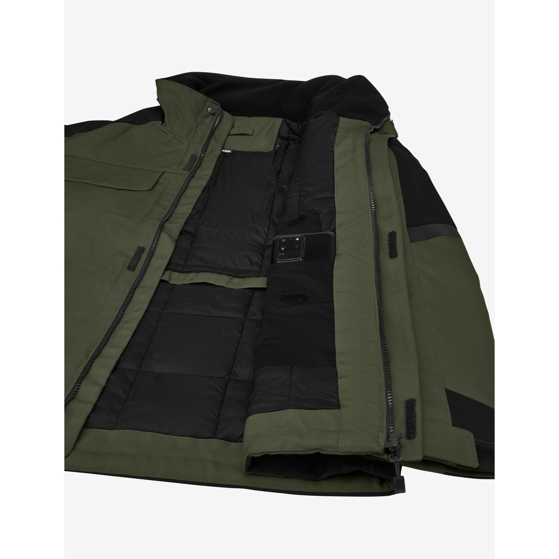 LARS Arbeitsjacke oliv-schwarz L