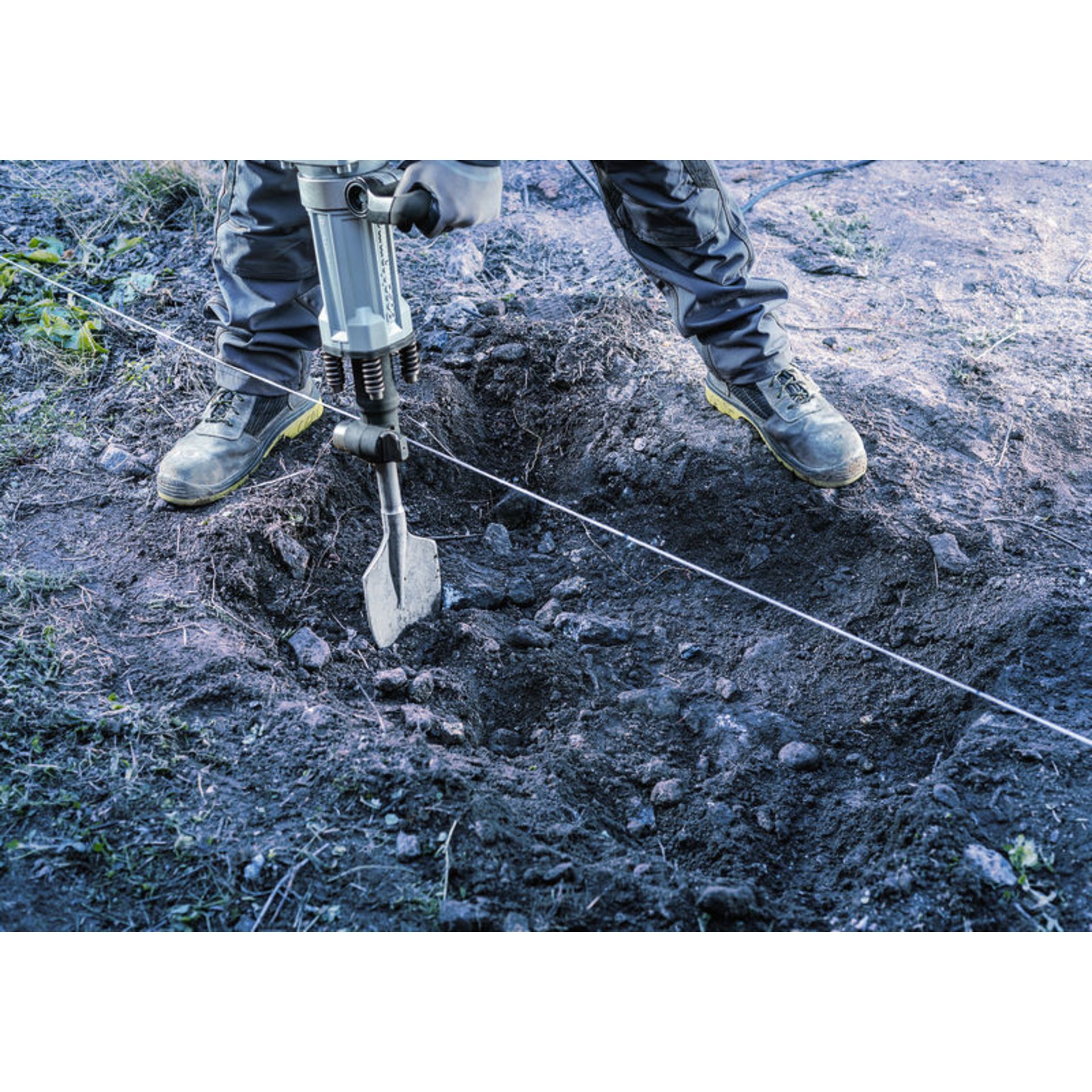 PRO HEX 30-4C Spatmeißel, gerundet, 135 x 400 mm