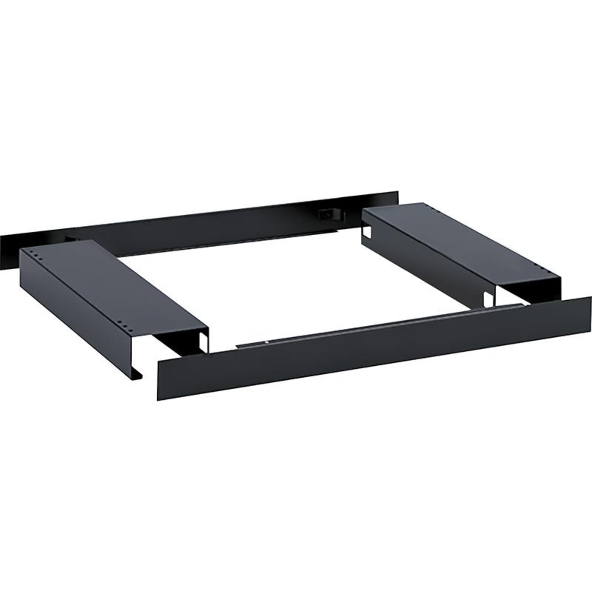 Staplersockel B1023xT659xH100 mm schwarz LISTA