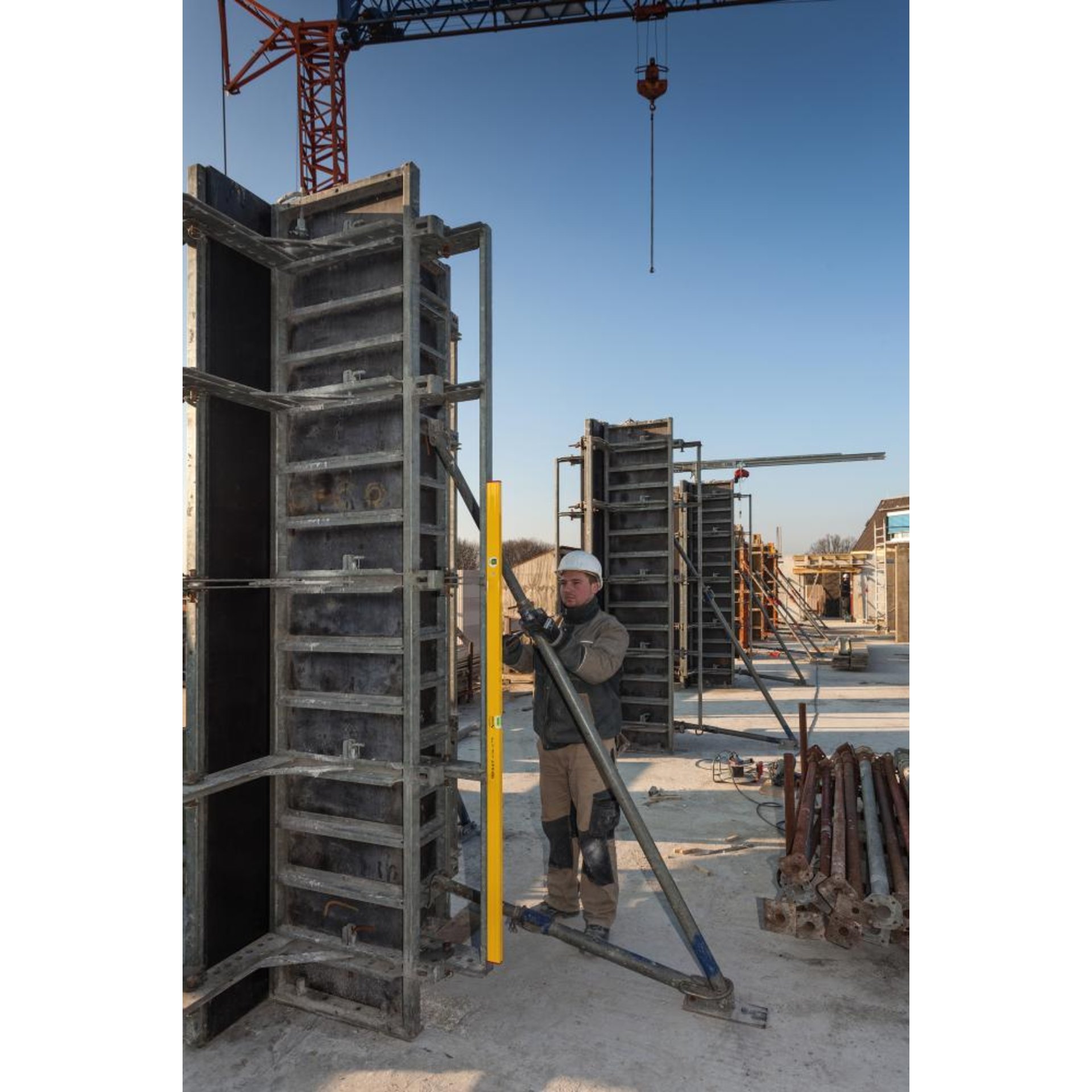 Magnet-Wasserwaage LM 80ASM 60cm pulverbeschichtet Stabila