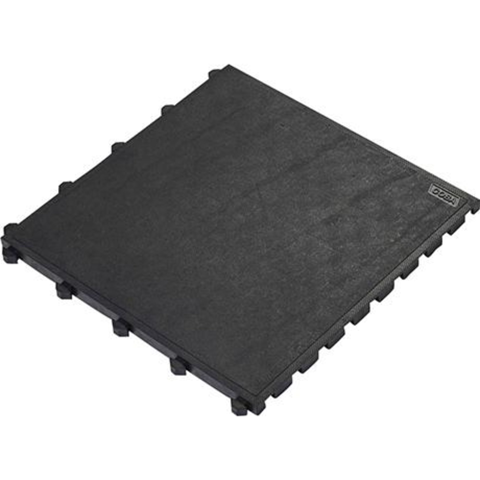 Anti-Ermüdungsmatte Fatigue Lock schwarz B50xL50 cm geschlossen