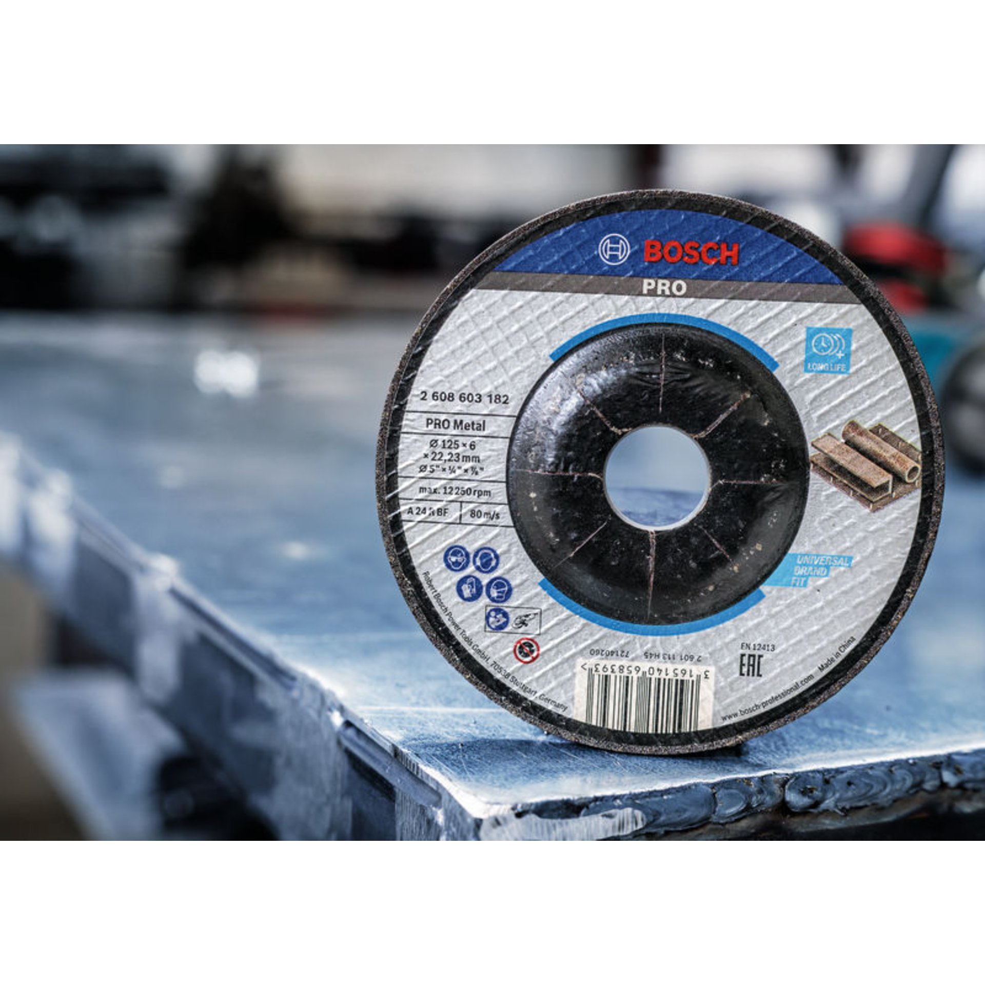 PRO Metal Schleifscheibe, 125 x 6 x 22.23 mm