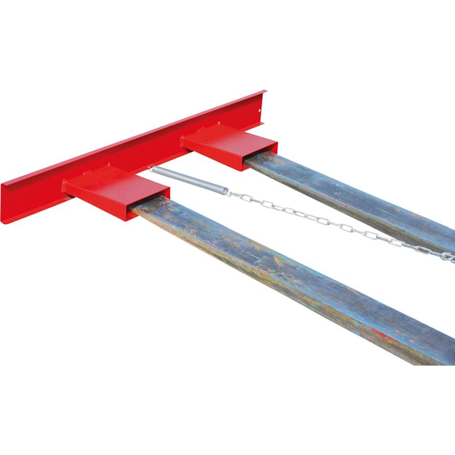 Gabelzinkenschild GZS lackiert, Feuerrot